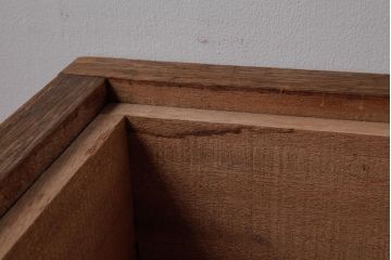 アンティーク雑貨　昭和中期　ラワン材　レトロな雰囲気の小物入れ(収納、花台、飾り台)