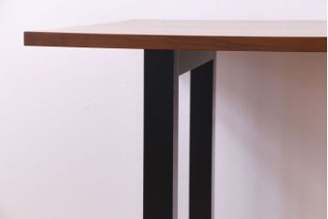 中古　アカセ木工　MASTERWAL　ウォールナット材　WILDWOOD　ダイニングテーブル(鉄脚テーブル)(定価約18万5千円)