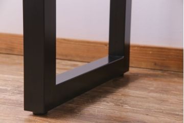 中古　アカセ木工　MASTERWAL　ウォールナット材　WILDWOOD　ダイニングテーブル(鉄脚テーブル)(定価約18万5千円)