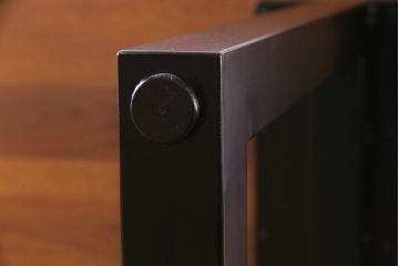 中古　アカセ木工　MASTERWAL　ウォールナット材　WILDWOOD　ダイニングテーブル(鉄脚テーブル)(定価約18万5千円)