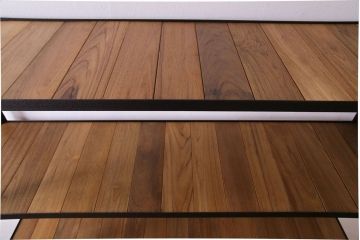 ラフジュ工房オリジナル　チーク材　アンティーク加工が施された味わいのあるアイアンラック(飾り棚)