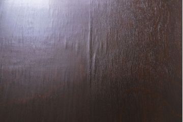 中古　北海道民芸家具　脚付き 落ち着きある色合いのサイドボード(収納棚、戸棚)(定価38万円)(3)