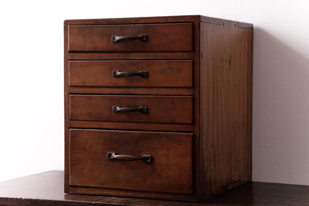 レトロ家具　昭和レトロ　シンプルで使いやすい小引き出し(小物収納)