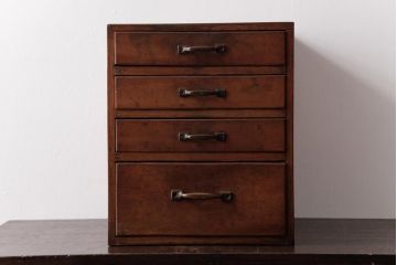 レトロ家具　昭和レトロ　シンプルで使いやすい小引き出し(小物収納)