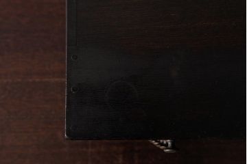 アンティーク家具　和製アンティーク　栗材　丸い取っ手がかわいらしいモダンな小引き出し