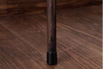 ヴィンテージ家具　ヨーロッパビンテージ　レトロな佇まいのスクールチェア(キッズチェア、鉄脚チェア、椅子)(2)