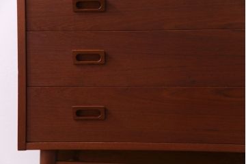 ヴィンテージ家具　北欧ビンテージ　デンマーク　作業台付き　お気に入りを並べて使えるカップボード(ブックシェルフ、陳列棚、オープンラック)(1)