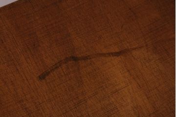 ヴィンテージ家具　ヨーロッパビンテージ　使い込まれた風合いが魅力のスクールチェア(キッズチェア、鉄脚チェア、椅子)(3)