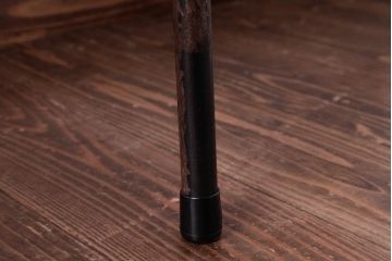 ヴィンテージ家具　ヨーロッパビンテージ　使い込まれた風合いが魅力のスクールチェア(キッズチェア、鉄脚チェア、椅子)