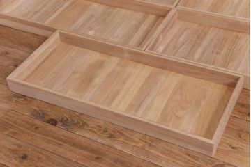 リメイク家具　岩谷堂箪笥・栗駒型衣装箪笥　杢目を引き立てる拭き漆塗りの箪笥ローボード(和箪笥、リビングボード)