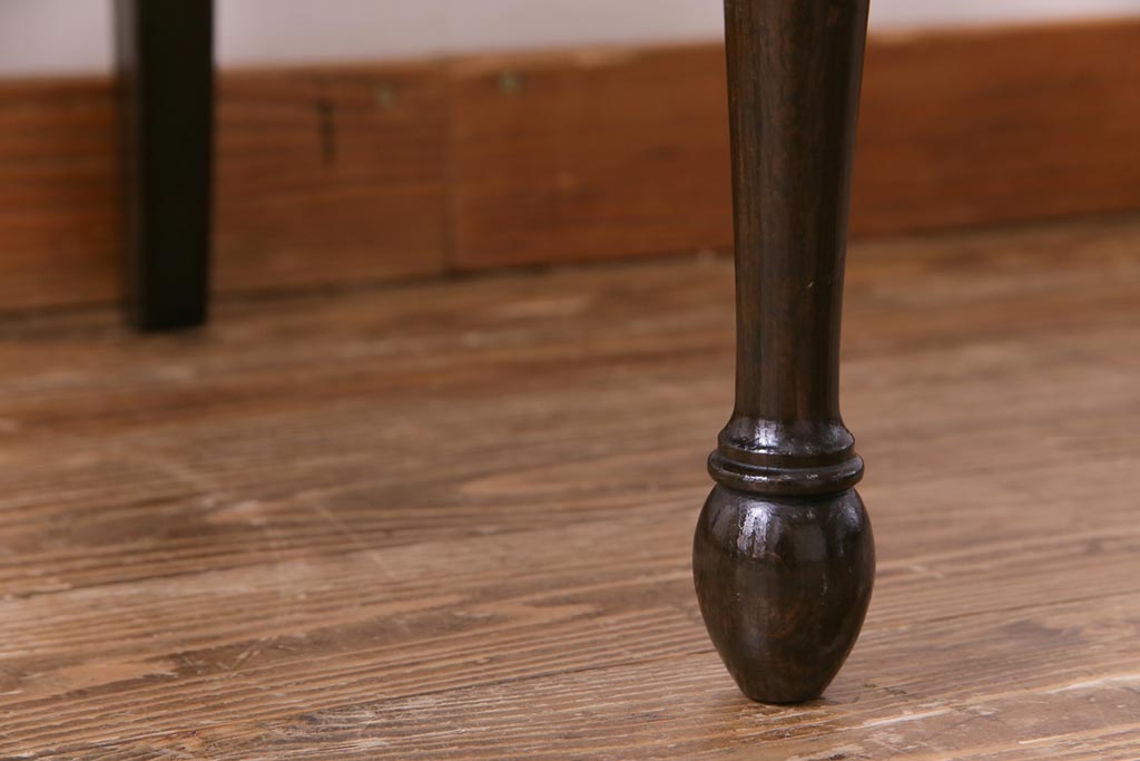 アンティーク家具　大正ロマン　ナラ材　エレガントな佇まいのアンティークチェア(ダイニングチェア、椅子)