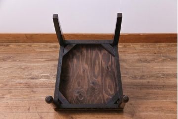 アンティーク家具　大正ロマン　ナラ材　エレガントな佇まいのアンティークチェア(ダイニングチェア、椅子)