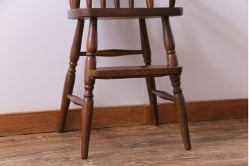 ヴィンテージ家具　ビンテージ　柏木工　品のある佇まいが魅力の作業台付きチャイルドチェア(子供椅子)