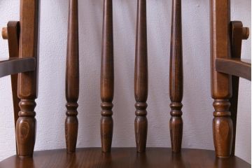 ヴィンテージ家具　ビンテージ　柏木工　品のある佇まいが魅力の作業台付きチャイルドチェア(子供椅子)