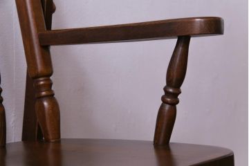 ヴィンテージ家具　ビンテージ　柏木工　品のある佇まいが魅力の作業台付きチャイルドチェア(子供椅子)