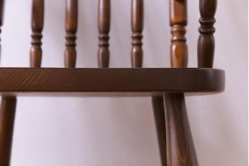 ヴィンテージ家具　ビンテージ　柏木工　品のある佇まいが魅力の作業台付きチャイルドチェア(子供椅子)