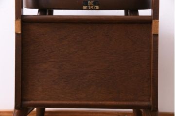 ヴィンテージ家具　ビンテージ　柏木工　品のある佇まいが魅力の作業台付きチャイルドチェア(子供椅子)