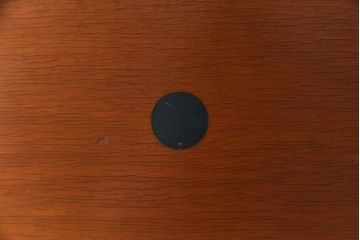 ヴィンテージ家具　ヨーロッパビンテージ　レトロな佇まいのスクールチェア(キッズチェア、鉄脚チェア、椅子)2脚セット(2)