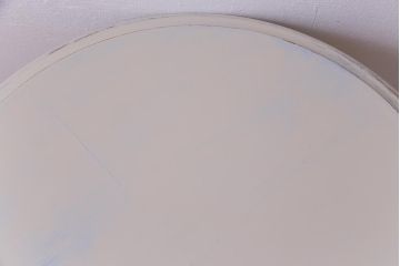 ペイント家具　リメイク　天童木工　フレンチテイストにも活躍するラウンドテーブル(サイドテーブル、センターテーブル)(1)