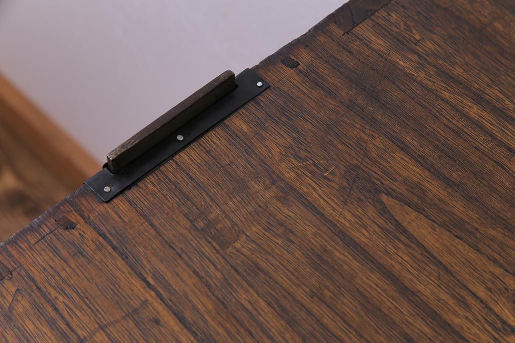 アンティーク家具　和製アンティーク　リメイク　桐材　シンプルな作りが味わい深いサイドチェスト(サイドボード、引き出し)