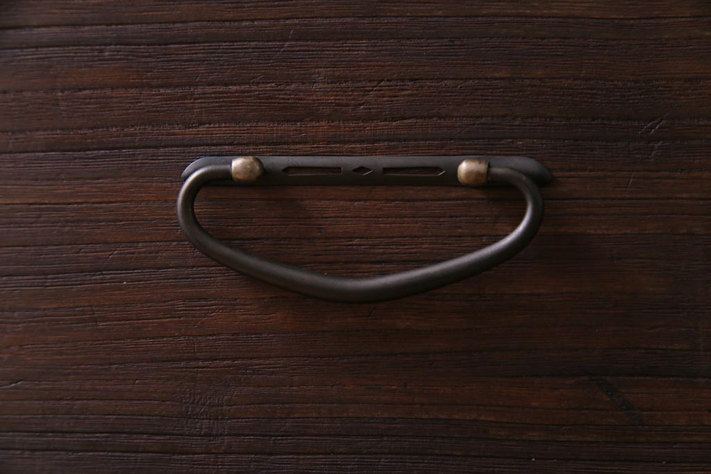 アンティーク家具　和製アンティーク　リメイク　桐材　シンプルな作りが味わい深いサイドチェスト(サイドボード、引き出し)