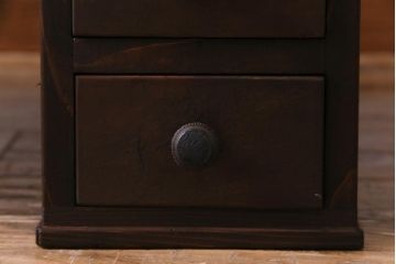 和製アンティーク　リメイク　小引き出し付きで便利な組み立て式裁ち板(座机、ローテーブル、作業台)