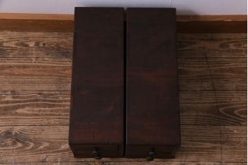 和製アンティーク　リメイク　小引き出し付きで便利な組み立て式裁ち板(座机、ローテーブル、作業台)