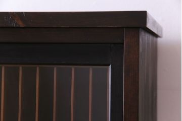 ラフジュ工房オリジナル　書院戸をリメイクした上品な戸棚(組子、収納棚、サイドボード)