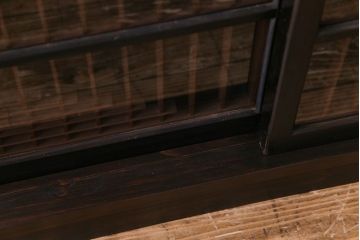 ラフジュ工房オリジナル　書院戸をリメイクした上品な戸棚(組子、収納棚、サイドボード)