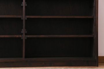 ラフジュ工房オリジナル　シンプルな書院戸をリメイクしたガラス戸棚(組子、収納棚、サイドボード)