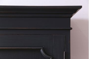 ペイント家具　シックな色合いが魅力の大正ロマンなワードローブ(洋服タンス)