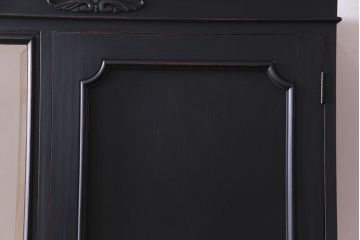 ペイント家具　シックな色合いが魅力の大正ロマンなワードローブ(洋服タンス)