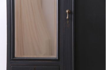 ペイント家具　シックな色合いが魅力の大正ロマンなワードローブ(洋服タンス)
