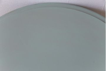 ペイント家具　天童木工　シャビーシックなカラーがお洒落なラウンドテーブル(サイドテーブル、センターテーブル)(1)
