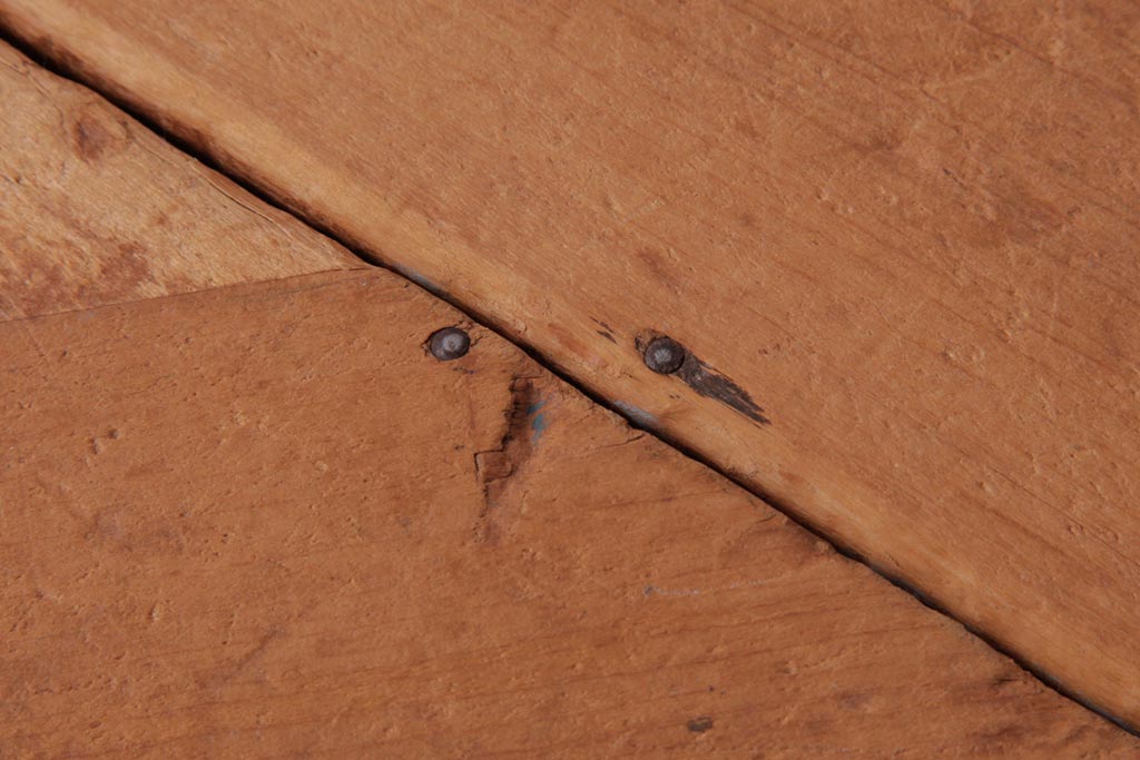 アンティーク雑貨　昭和レトロ　大きな積み木セット【三角形・大/2ヶ組】(ディスプレイ雑貨、飾り台)(1)