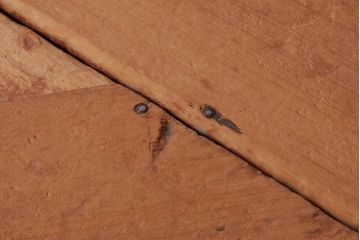 アンティーク雑貨　昭和レトロ　大きな積み木セット【三角形・大/2ヶ組】(ディスプレイ雑貨、飾り台)(1)