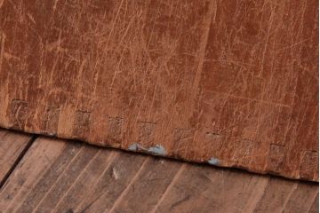 アンティーク雑貨　昭和レトロ　大きな積み木セット【三角形・大/2ヶ組】(ディスプレイ雑貨、飾り台)(1)