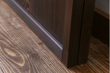 和製アンティーク　裏障子付き　ダイヤガラス　上品な和の雰囲気あふれる格子戸2枚セット(障子戸、引き戸、建具)