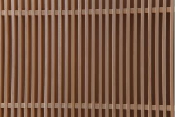 極上　新古品　ヒノキ材　麻の葉ガラス　明るく柔らかな木地が上品な吹き抜け格子戸4枚セット(引き戸)