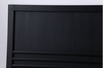 ペイント建具　幅広サイズ　ブラックカラーが存在感を放つ板戸4枚セット(引き戸、建具)