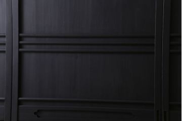 ペイント建具　幅広サイズ　ブラックカラーが存在感を放つ板戸4枚セット(引き戸、建具)