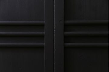 ペイント建具　幅広サイズ　ブラックカラーが存在感を放つ板戸4枚セット(引き戸、建具)