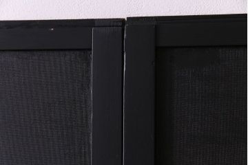 ペイント建具　幅広サイズ　ブラックカラーが存在感を放つ板戸4枚セット(引き戸、建具)