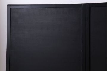 ペイント建具　幅広サイズ　ブラックカラーが存在感を放つ板戸4枚セット(引き戸、建具)