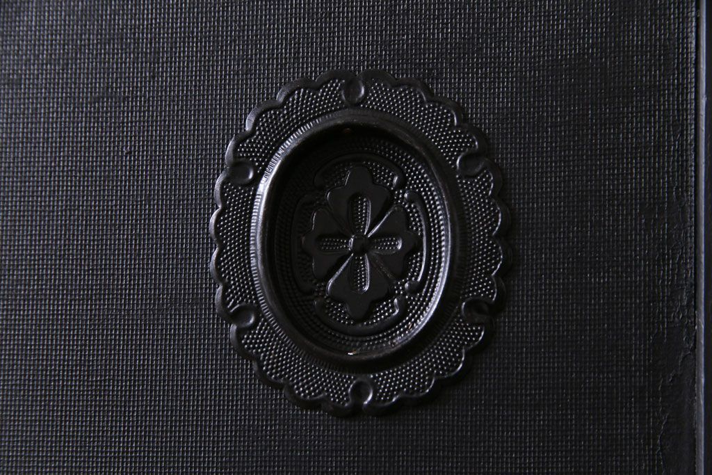 ペイント建具　幅広サイズ　ブラックカラーが存在感を放つ板戸4枚セット(引き戸、建具)