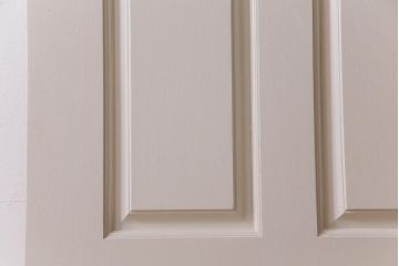 ペイント建具　花梨無垢材　シックなデザインのアンティークドア(扉、カリン)