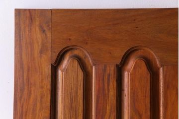 昭和レトロ　花梨材　味わい深い木肌のビンテージドア(扉、建具、カリン材)(1)