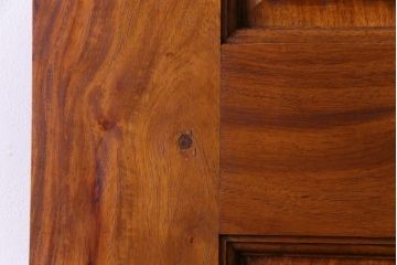 昭和レトロ　花梨材　味わい深い木肌のビンテージドア(扉、建具、カリン材)(1)