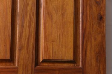 昭和レトロ　花梨材　味わい深い木肌のビンテージドア(扉、建具、カリン材)(1)