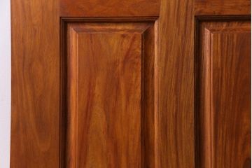 昭和レトロ　花梨材　味わい深い木肌のビンテージドア(扉、建具、カリン材)(1)